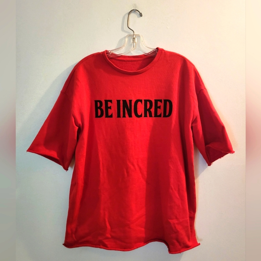 Zara Red Short Sleeve Tee